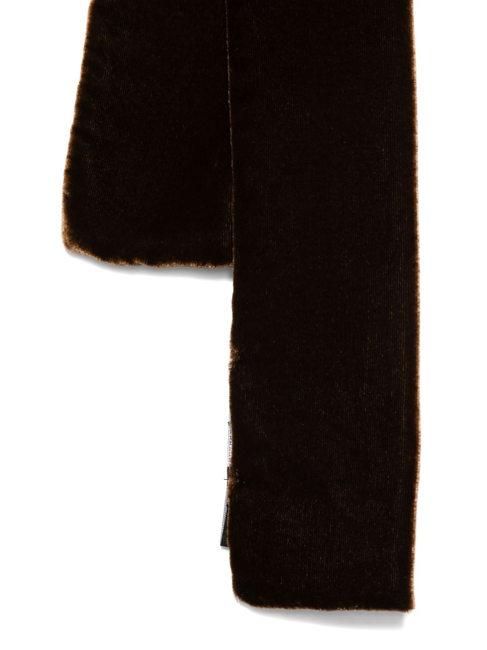 velvet-effect scarf - 2