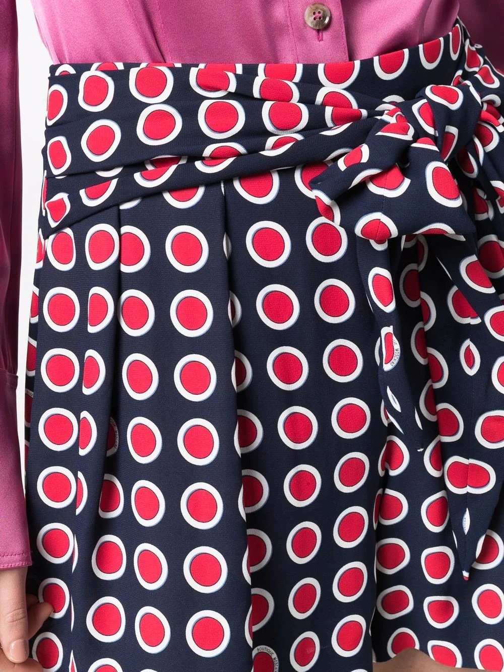 geometric tailored shorts - 5