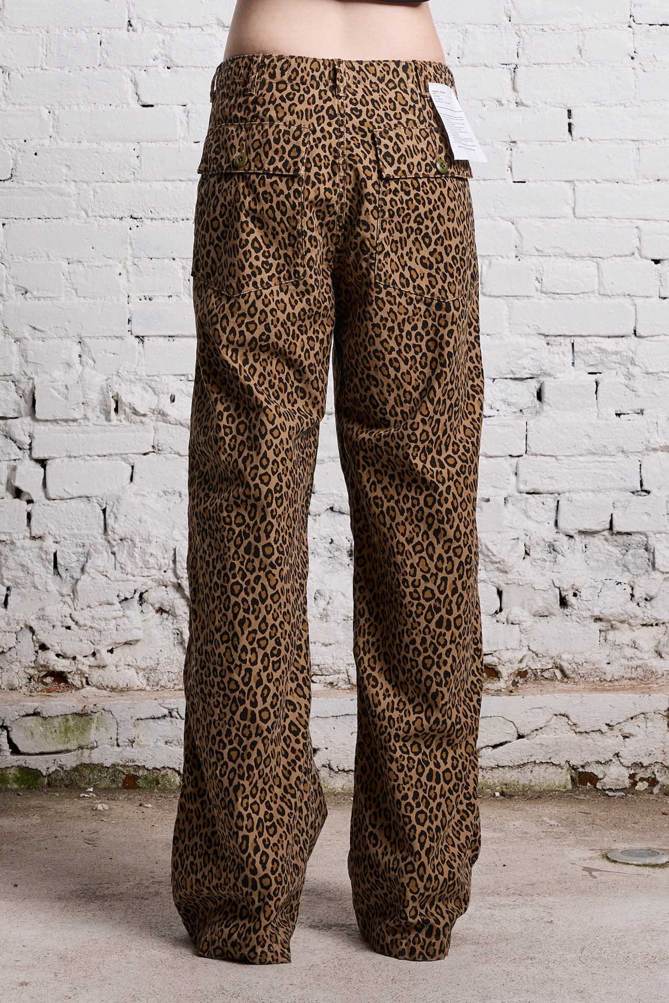 WIDE LEG UTILITY PANT - LEOPARD - 7