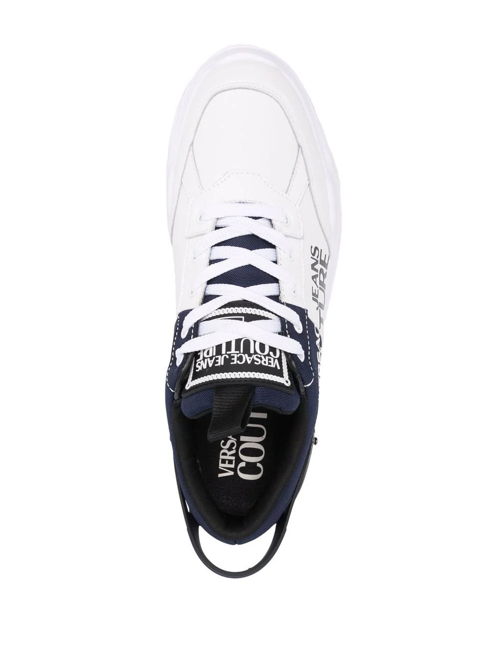 panelled logo-print sneakers - 4