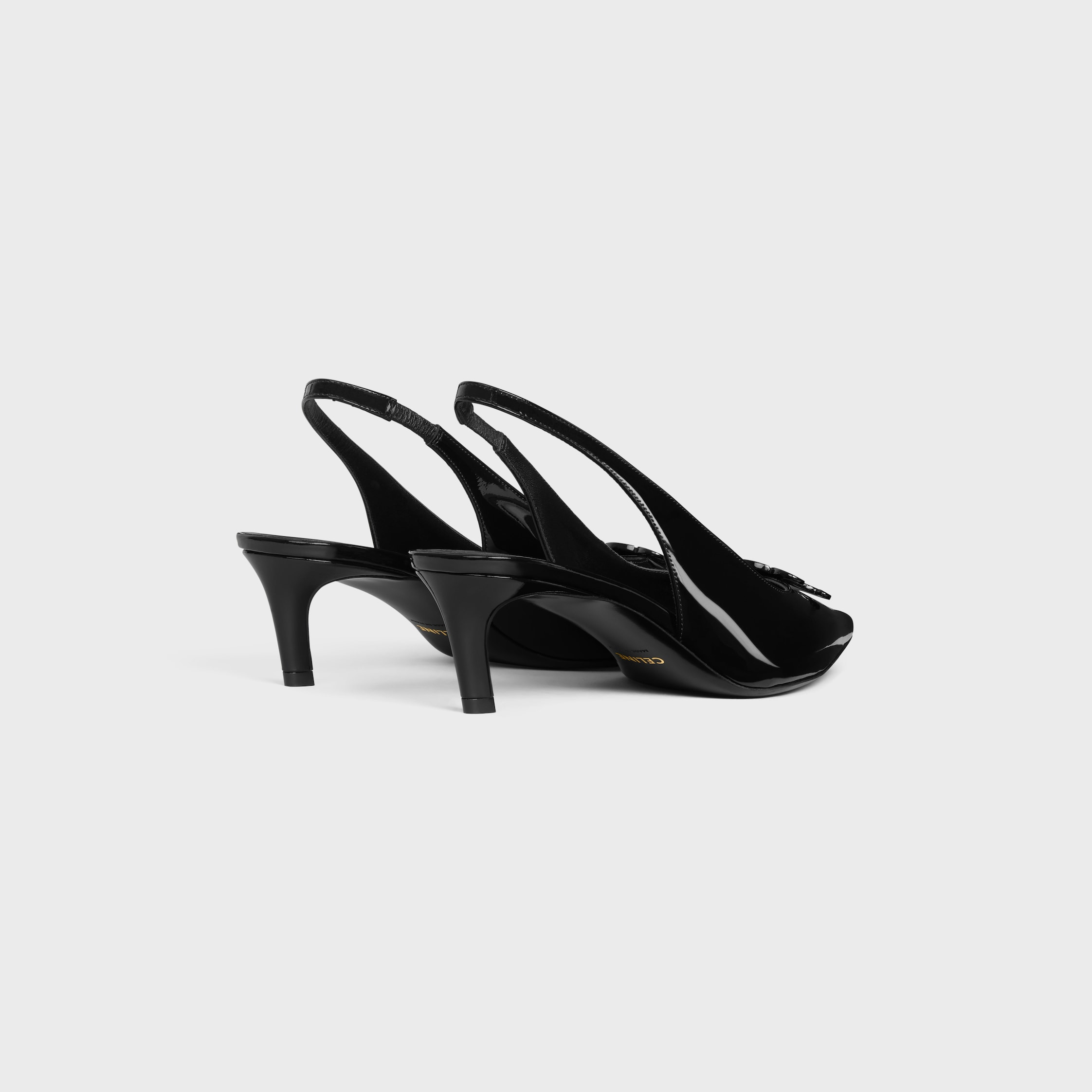 CELINE ALMA TRIOMPHE SLINGBACK in PATENT CALFSKIN - 3