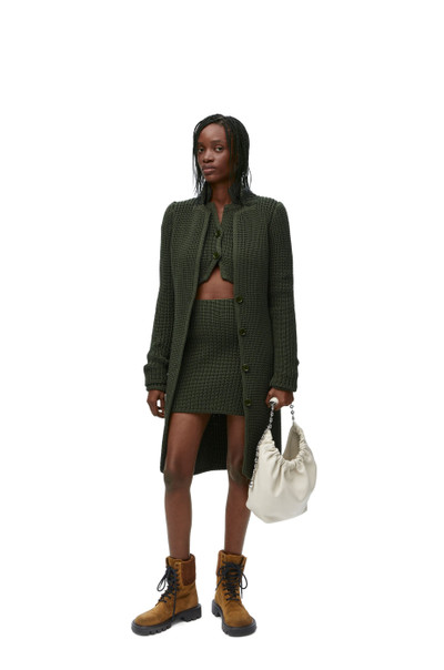 Loewe Mini skirt in technical knit outlook