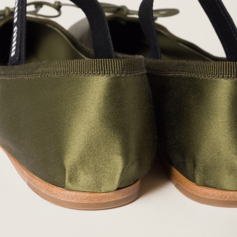 Miu Miu Satin ballerinas outlook