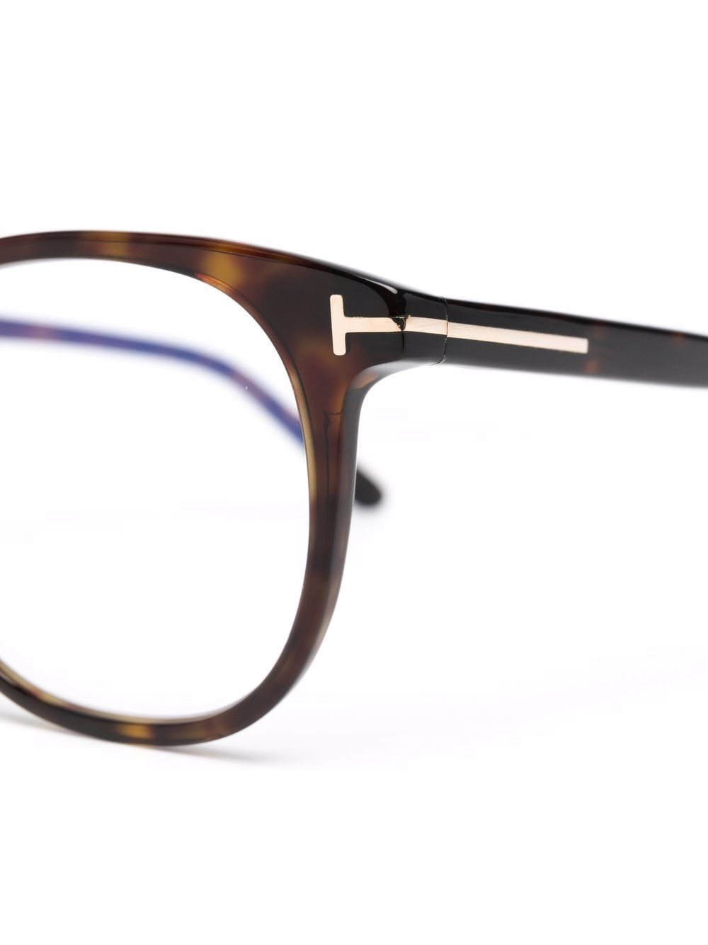 tortoiseshell round-frame glasses - 3