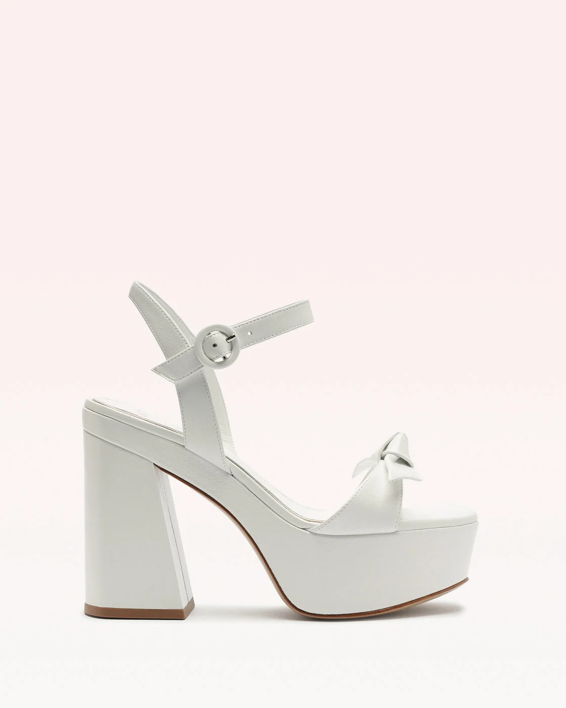 CLARITA FLARE PLATFORM BRIDAL PEARL - 1