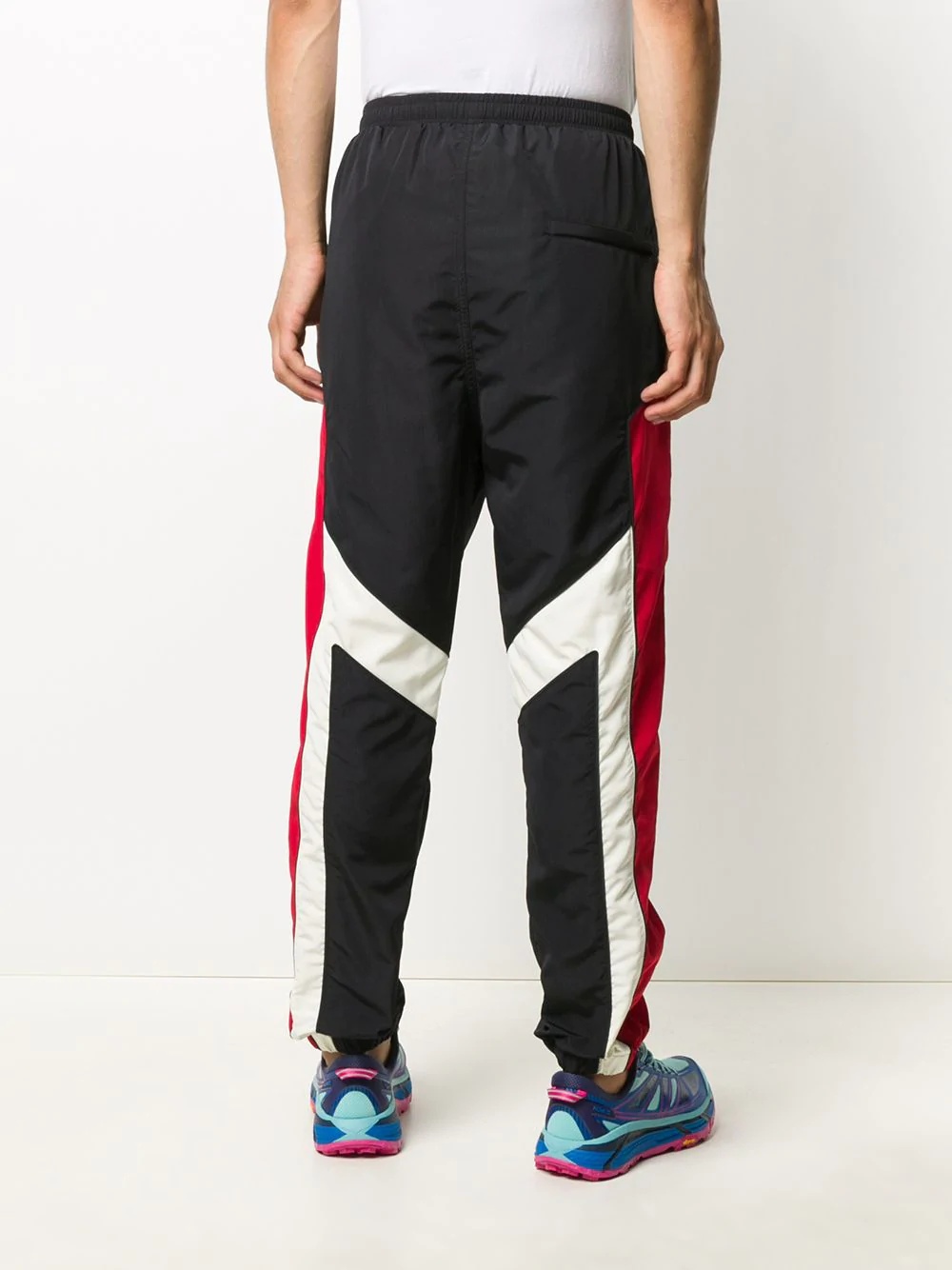 Broken Logo colour-block track pants - 4