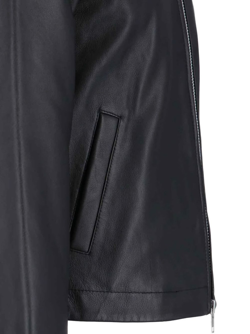 zip-front leather jacket 3