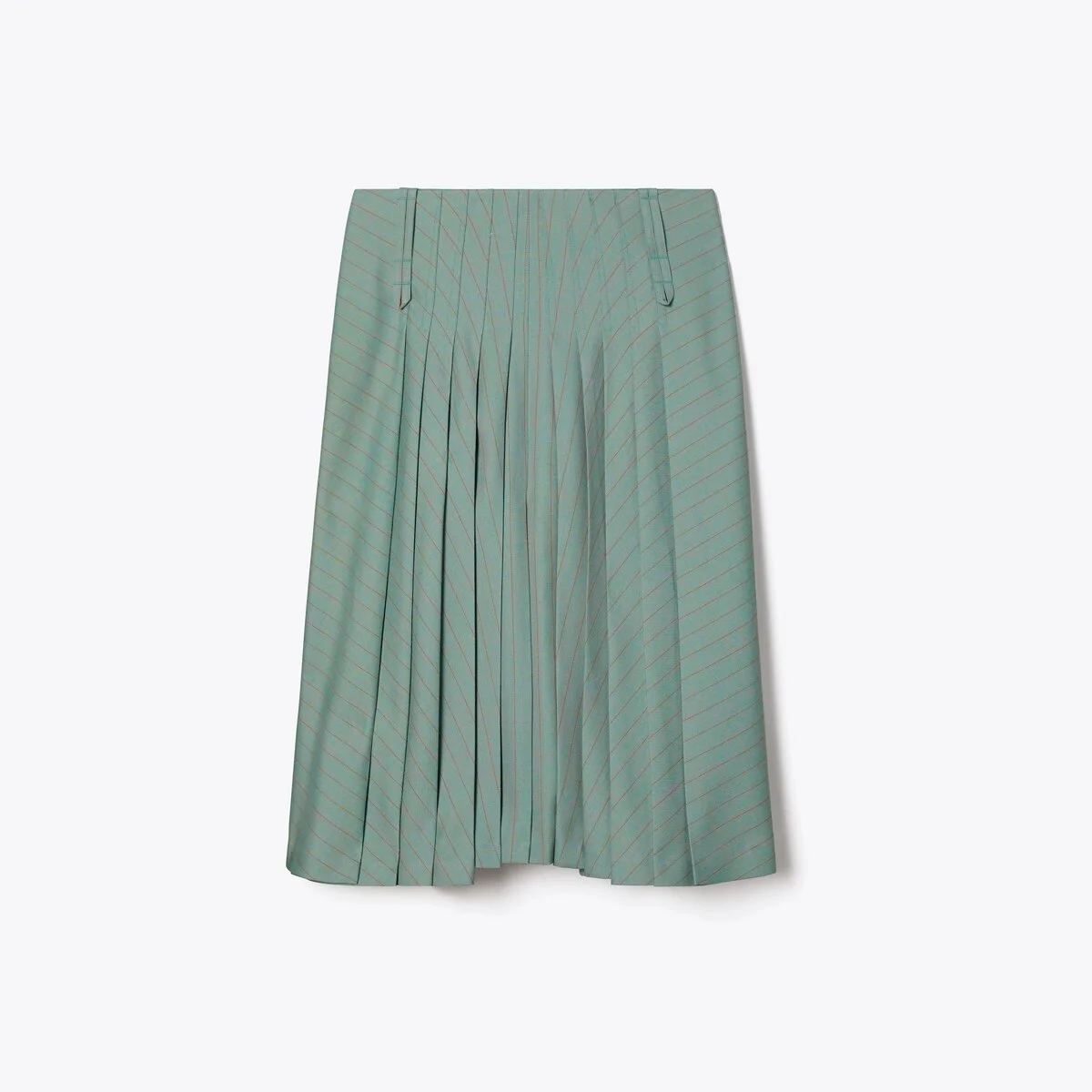 Pleated Wool Skirt - 1