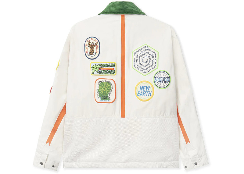 The North Face The North Face x Brain Dead 76 Oversized Mountain Chore Coat Vintage White outlook