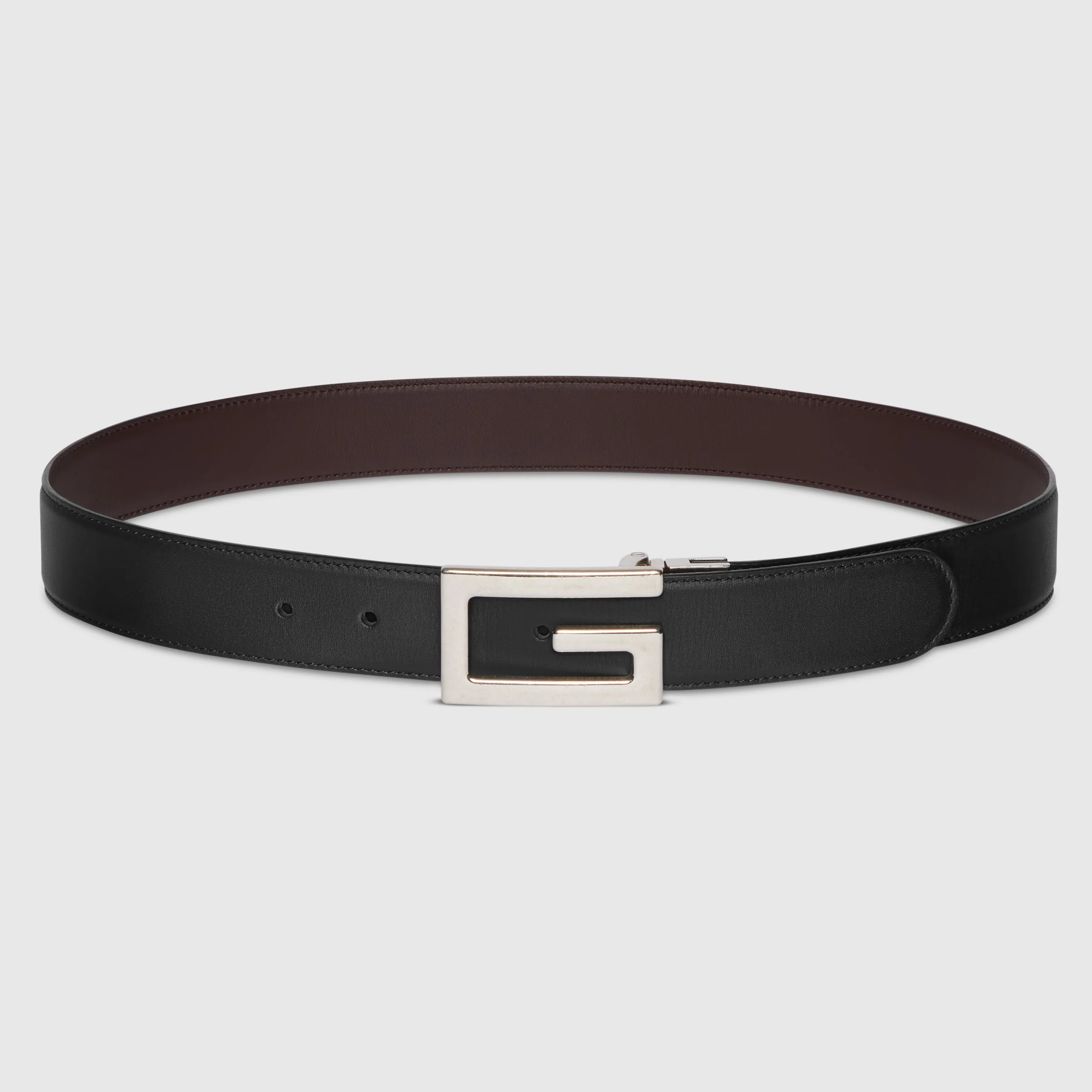 Reversible belt with Square G buckle - 1