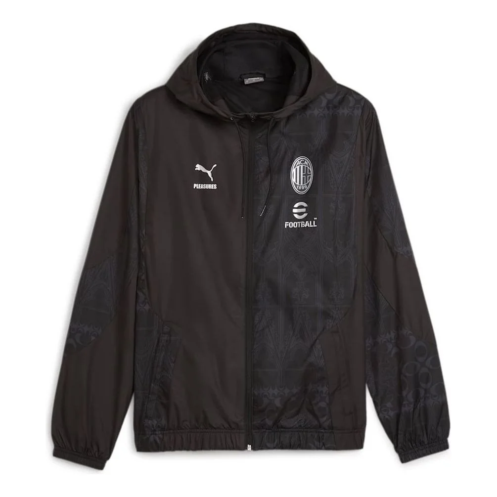 PUMA x AC MILAN PLEASURES Football Pre-match Jacket 'Black' 776092-01 - 1