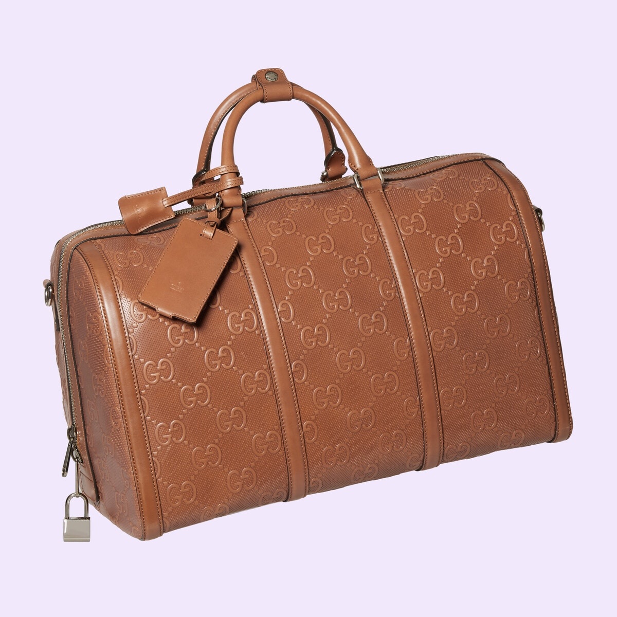 GG embossed duffle bag 4