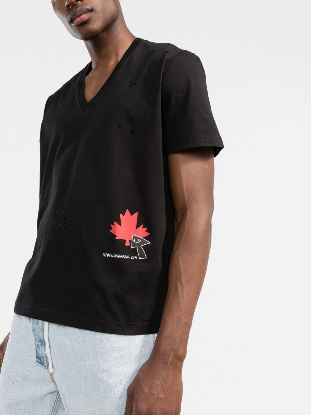 Maple Leaf logo-print T-shirt - 3