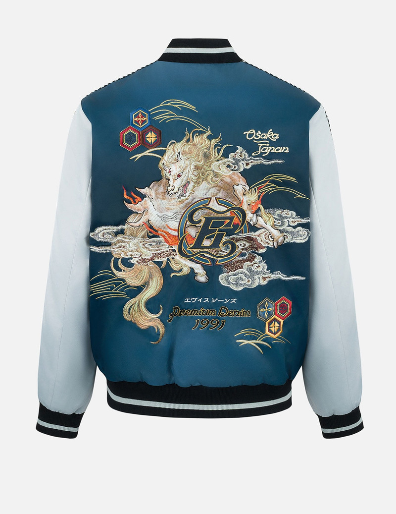 Hakutaku Embroidery Regular Fit Souvenior Jacket 1