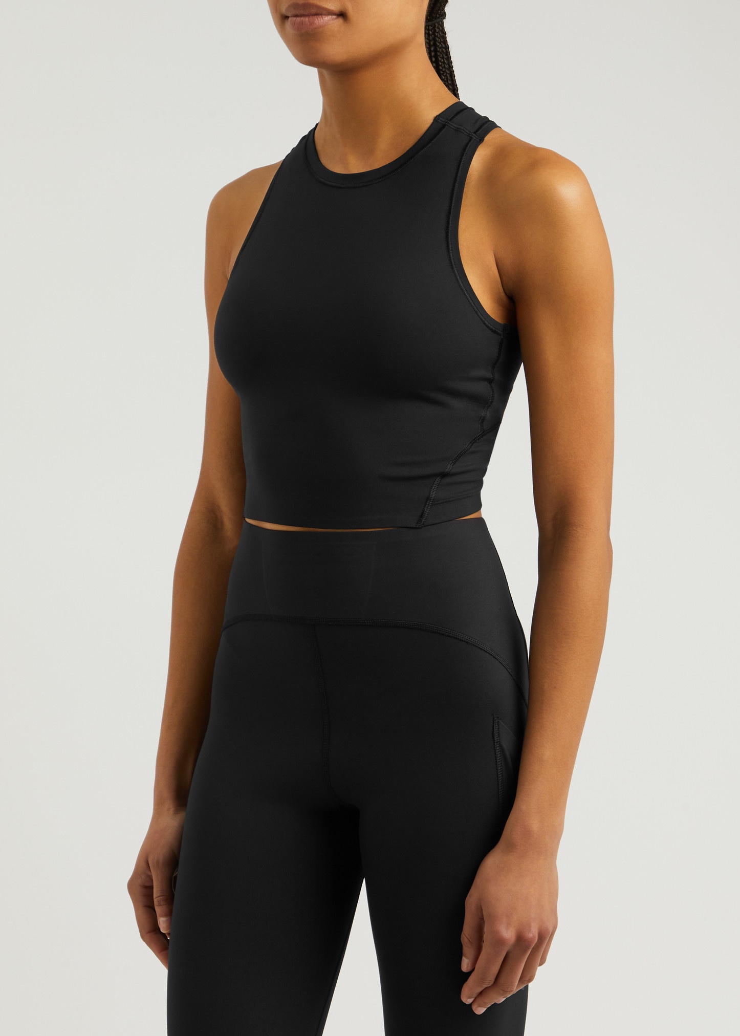 Movement cropped stretch-jersey tank - 2