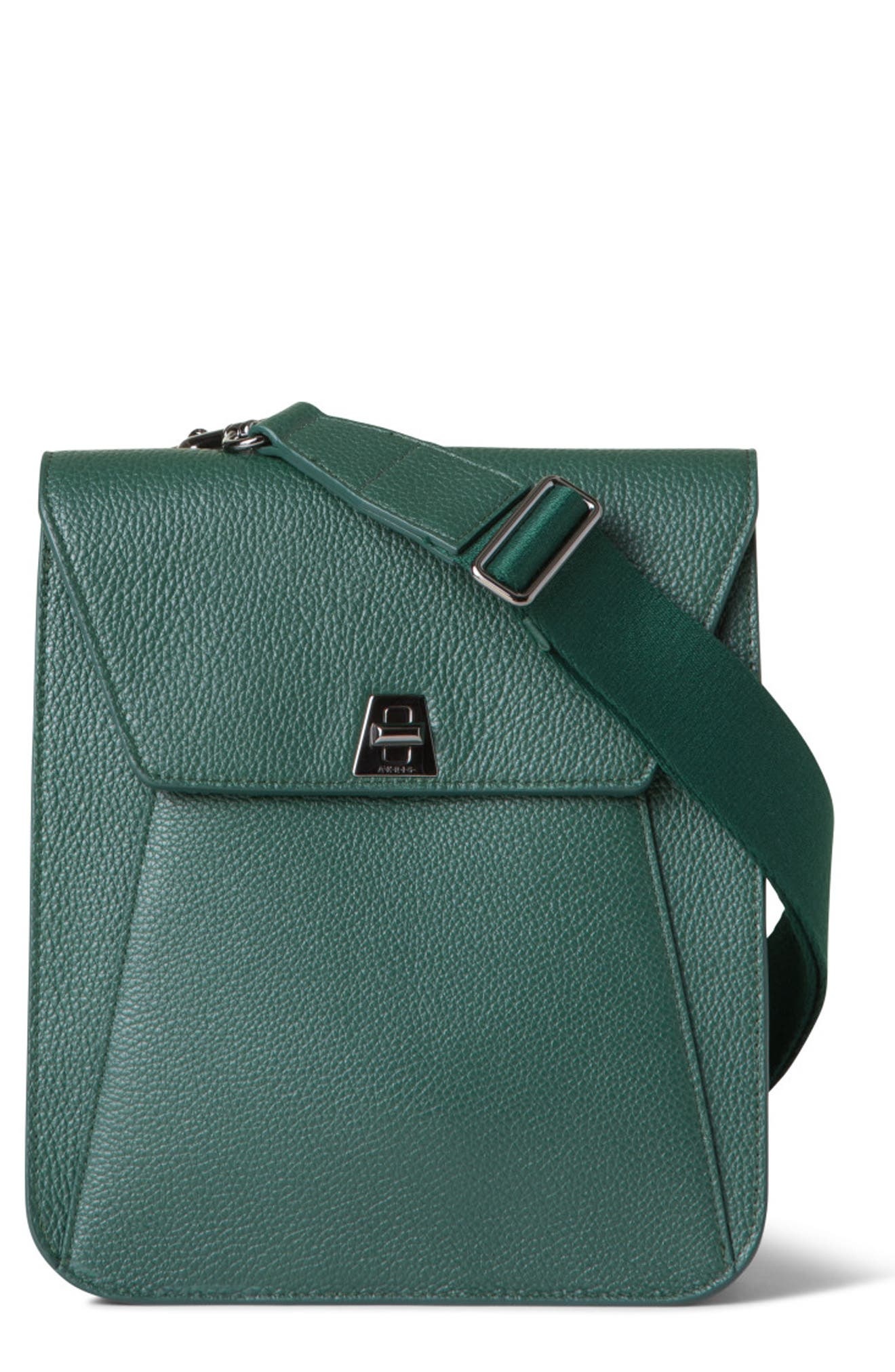 Akris Small Anouk Leather Crossbody Bag in Cypresse at Nordstrom - 1