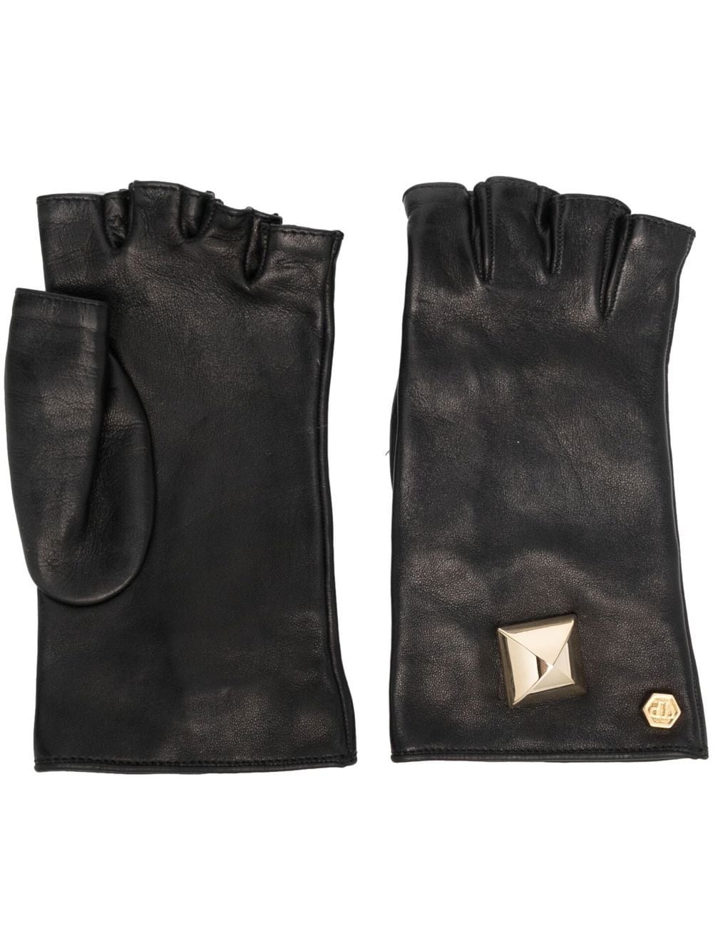 stud-embellished driver gloves - 1