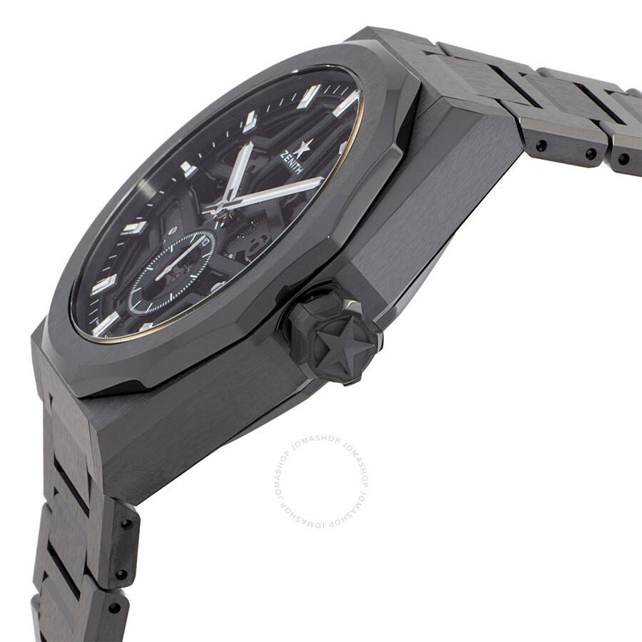 Zenith Defy Skyline Skeleton Automatic Black Ceramic Dial Men's Watch 49.9300.3620/78.I001 - 2