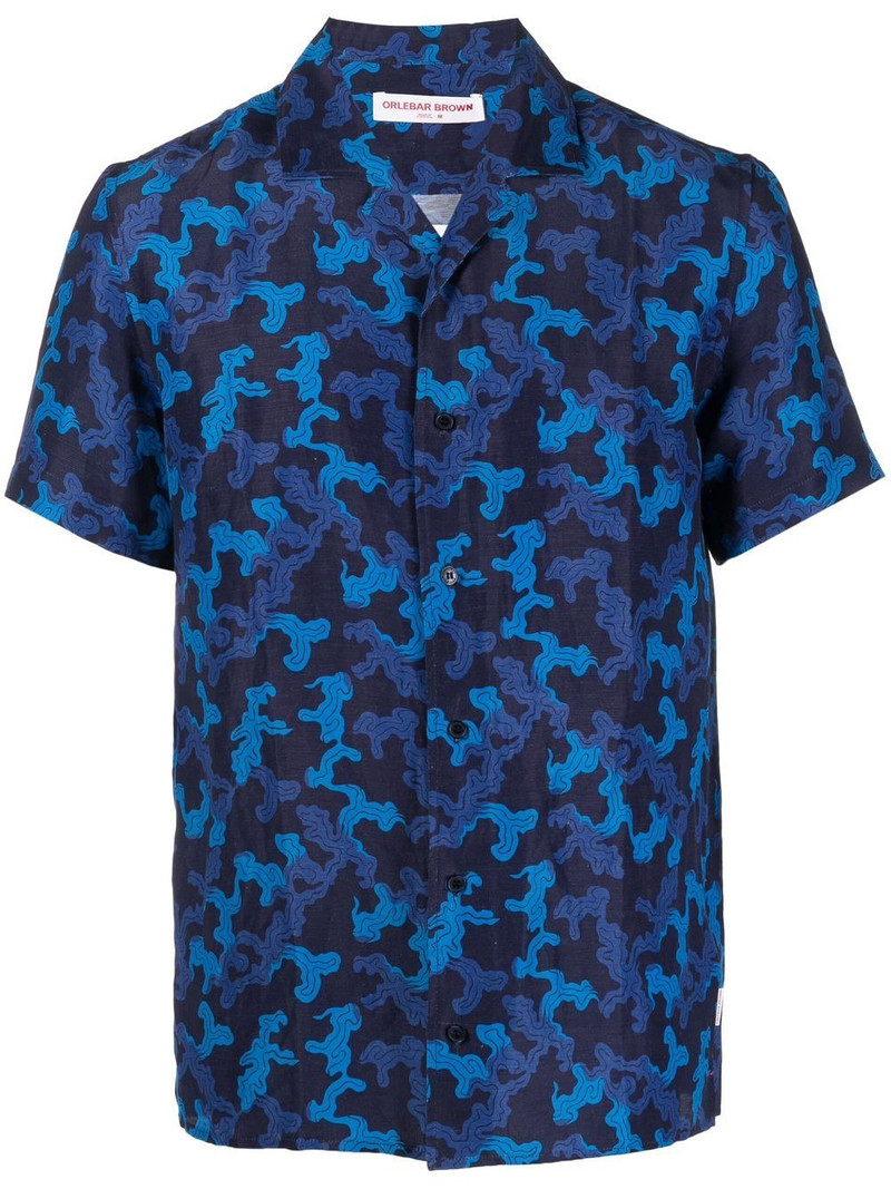 Hibbert linen-blend shirt 1