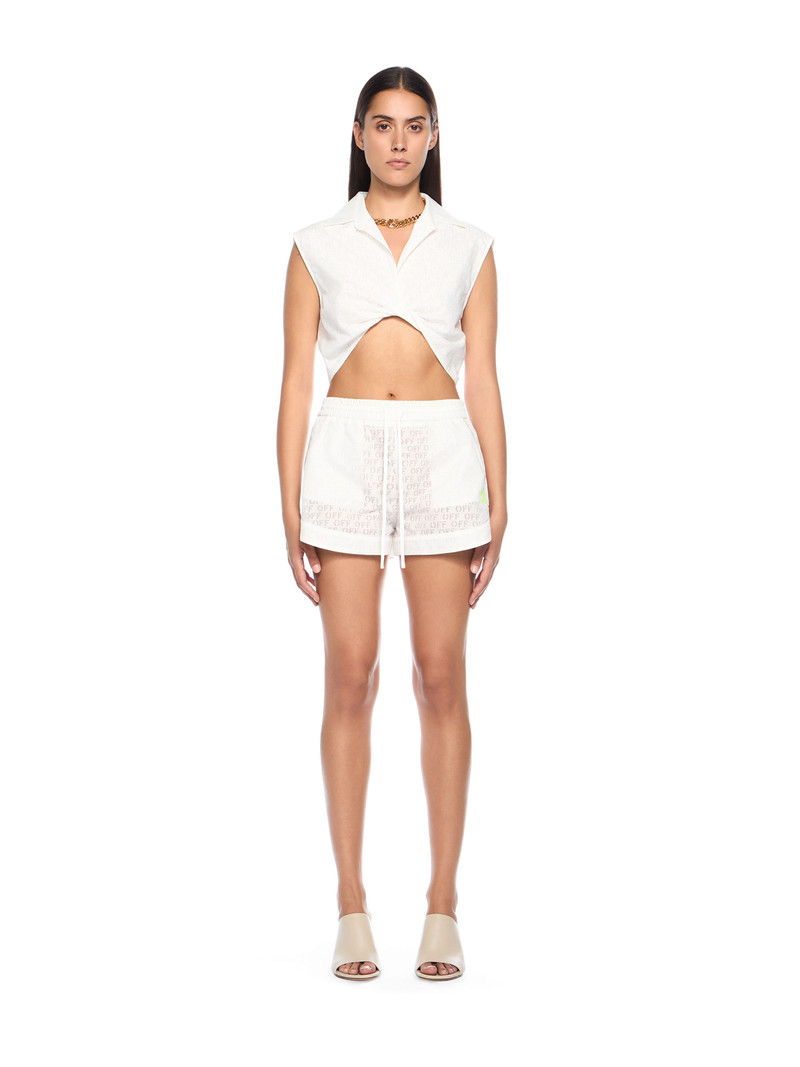 Off-White Off Stamp Sleeveless Shirt outlook