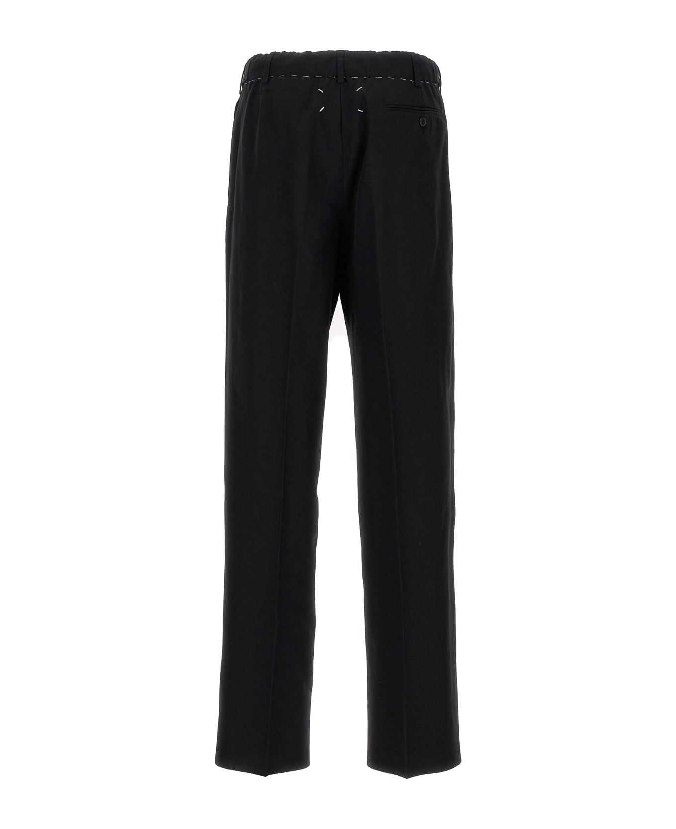 Pants In Black Cotton - 2