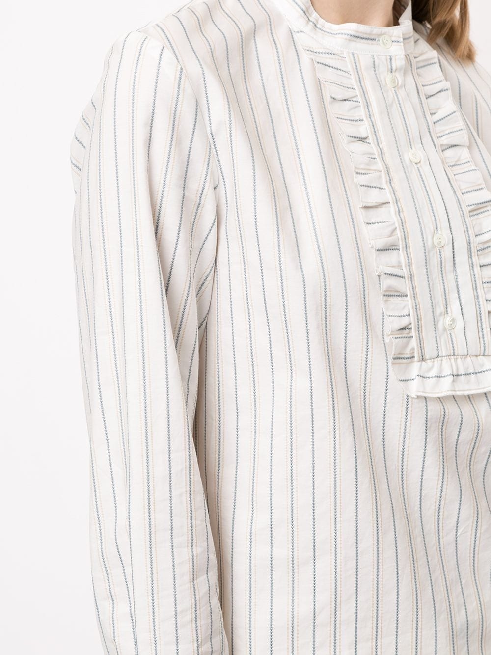 Madeline jacquard stripe blouse - 5