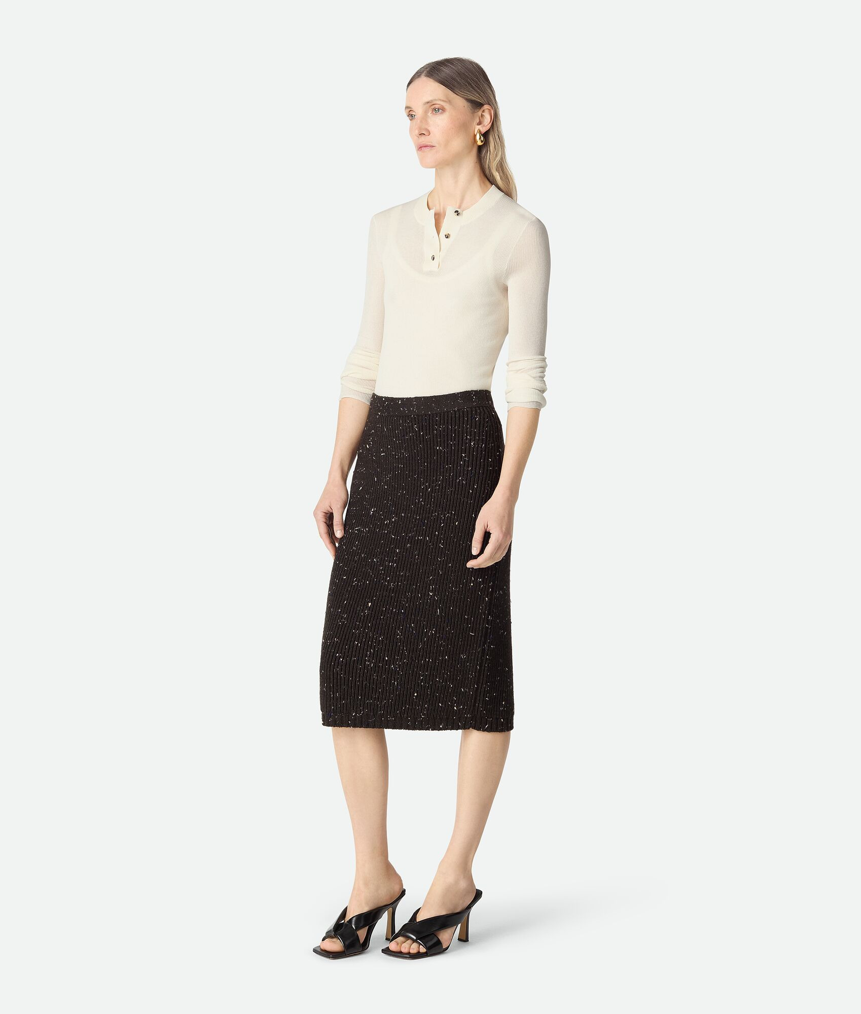 Wool English Rib Skirt - 2