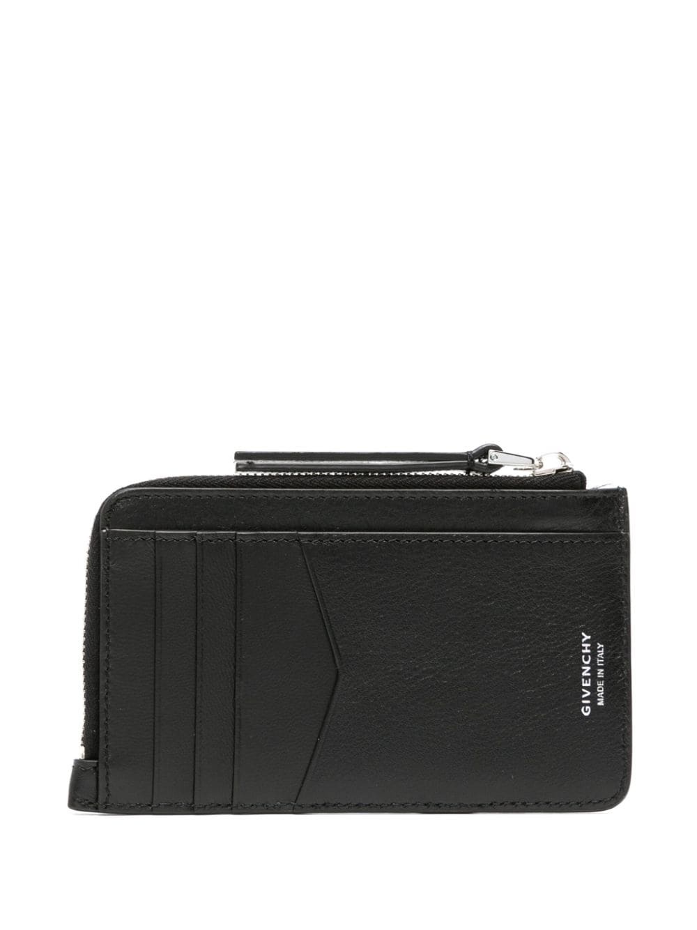 logo-stamp leather cardholder - 2
