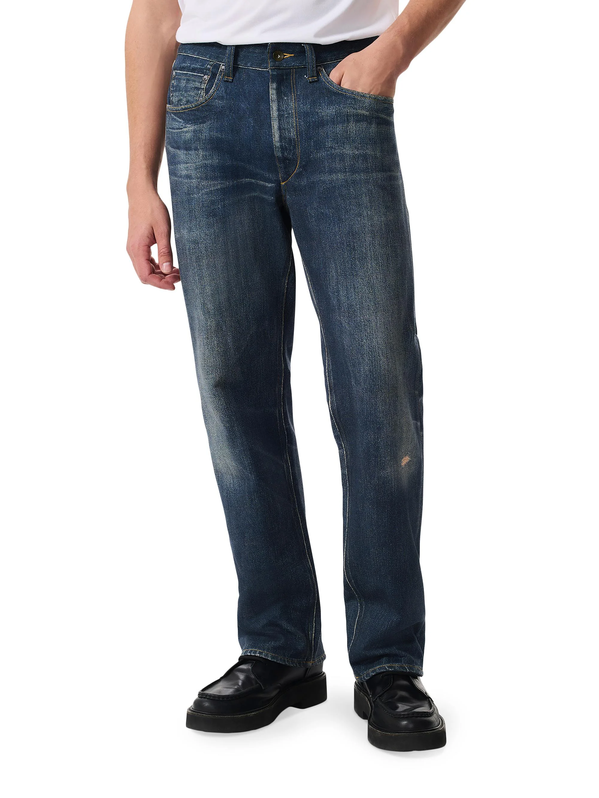 Men's Miramar Denim Straight-Leg Sweatpants - Empire - 1