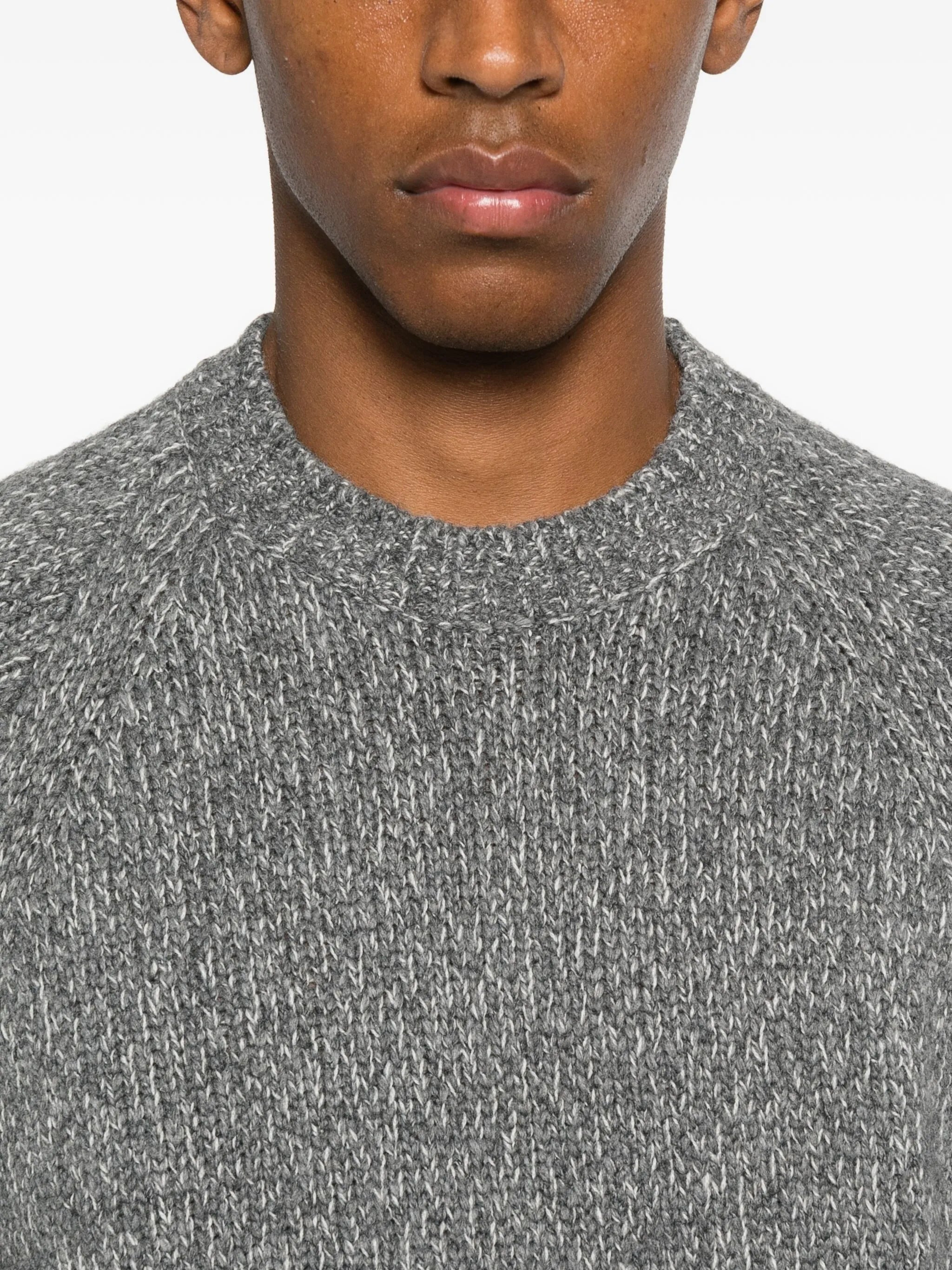 Stone Island Logo-detail Crew-neck Sweater - 5