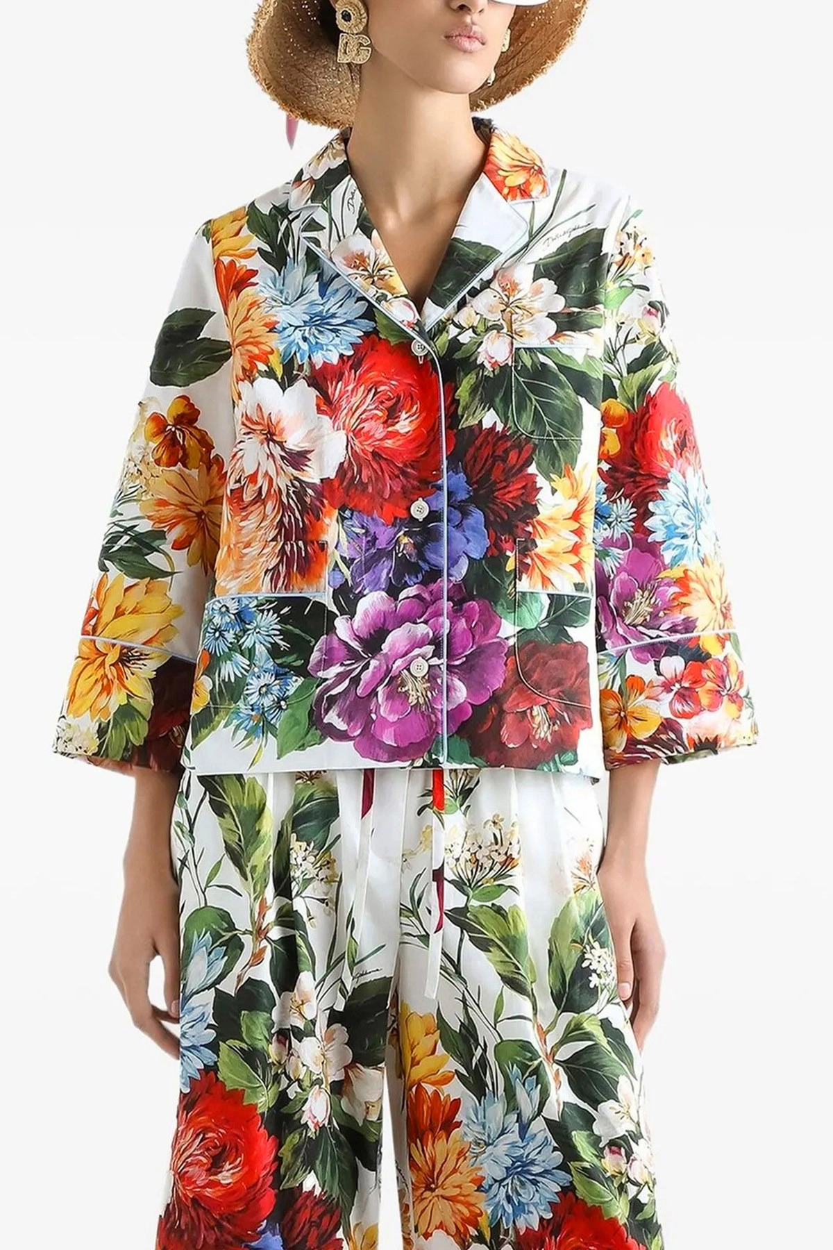 'Bouquet' print shirt - 2