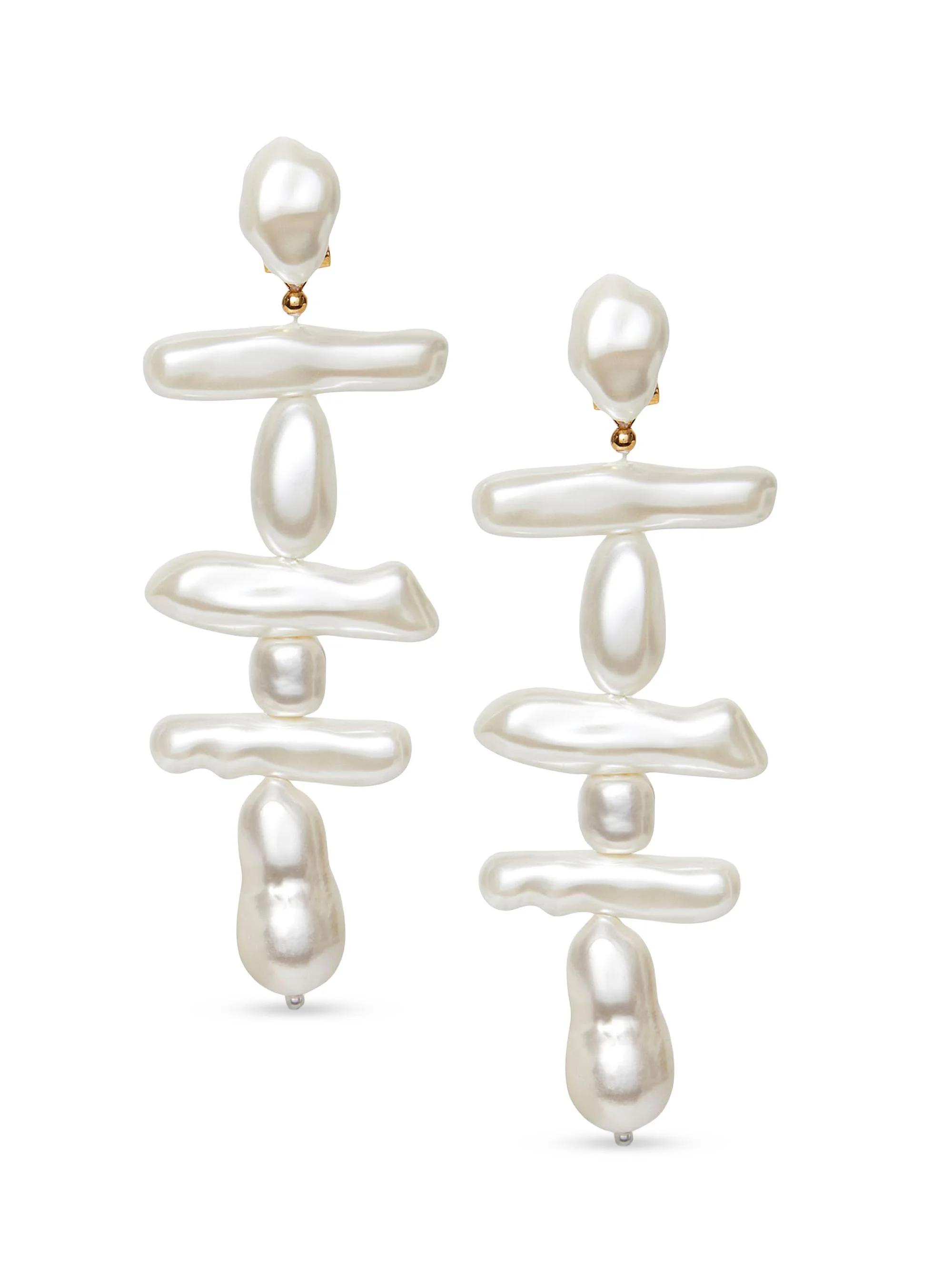 Women's Grand Estate Imitation Pearl Drop Earrings - Pearl - 1
