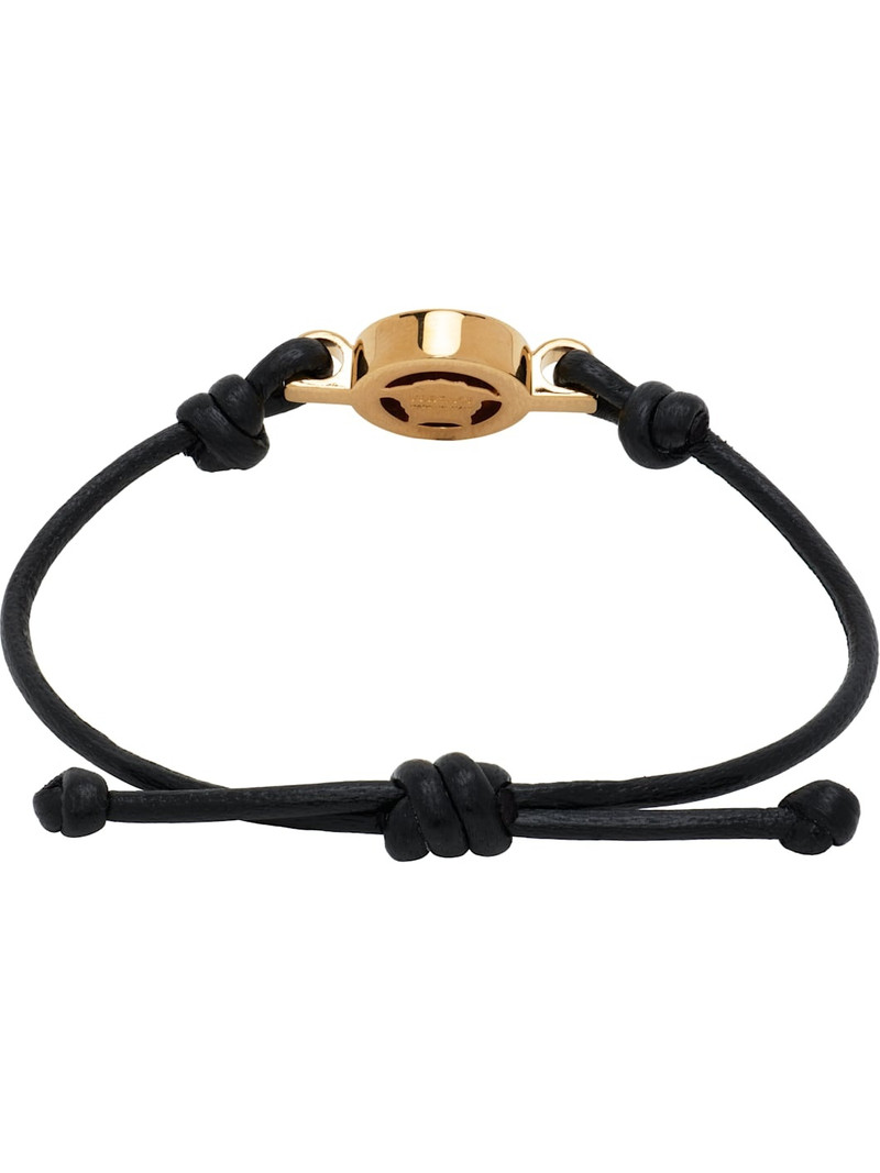 VERSACE Medusa '95 Leather Bracelet outlook