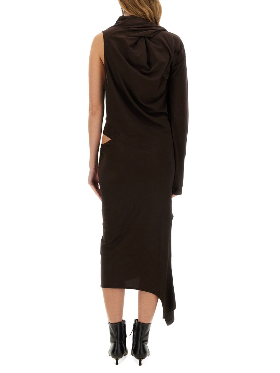 Courreges Women "Off Shoulder" Dress - 3