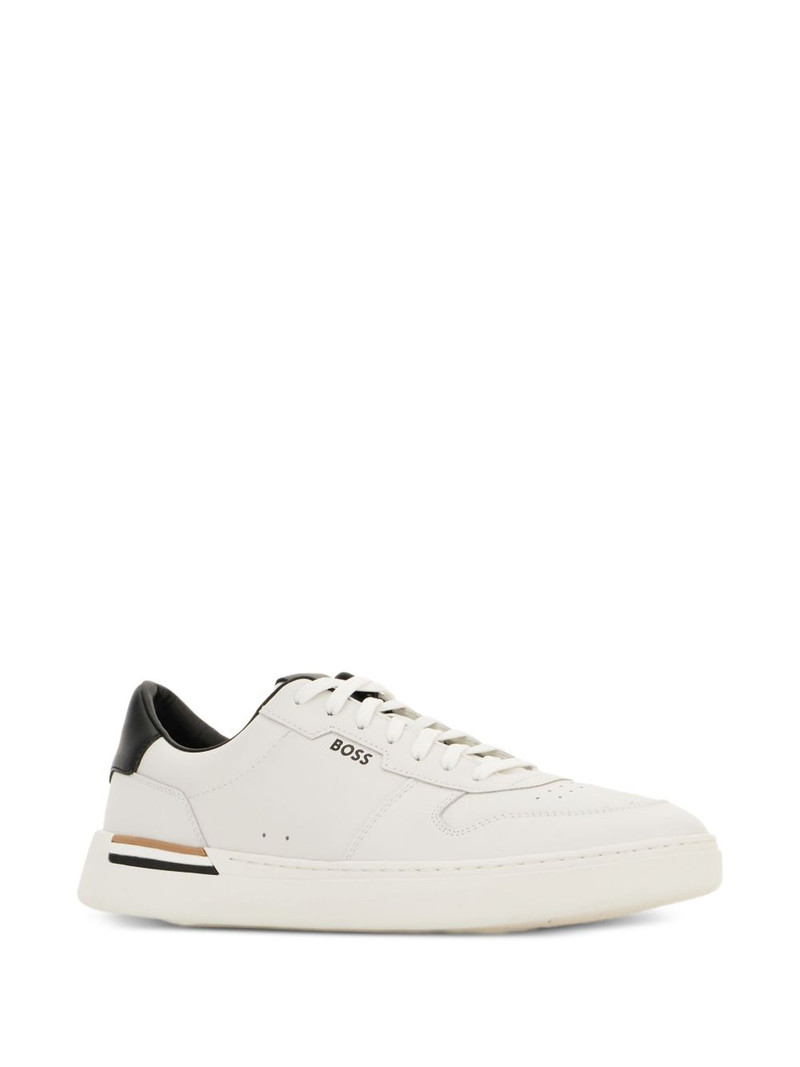 HUGO Clint leather panelled sneakers outlook