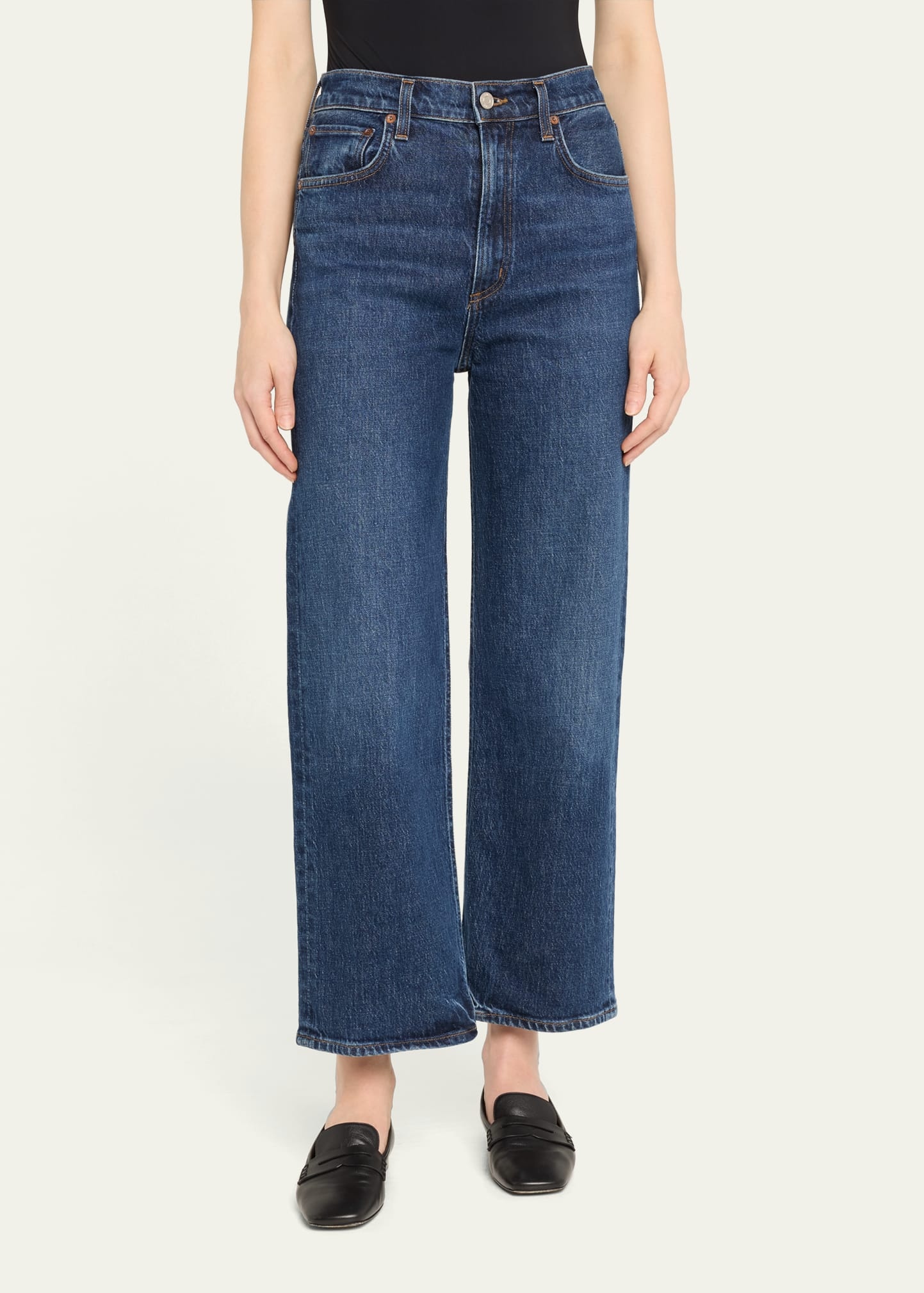 Ren Wide Cropped Jeans - 4