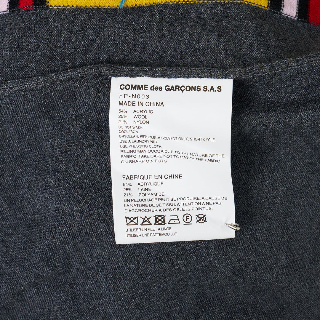 Acrylic Wool Intarsia 12-Gauge Knit Top - 3