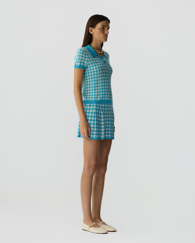 Gingham Pleated Skirt 5