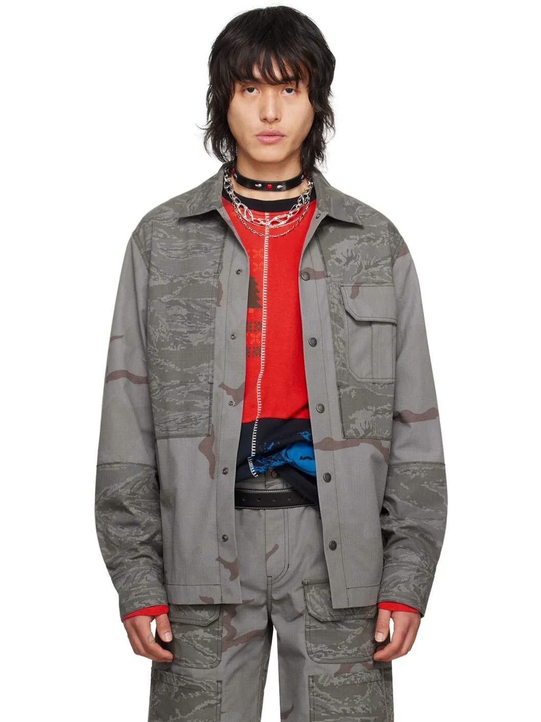 Gray Regenerated Jacket - 1