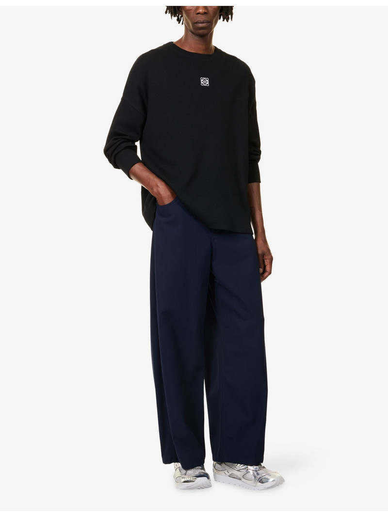 Loewe Ribbed Long-Sleeve Cotton-Jersey T-Shirt outlook