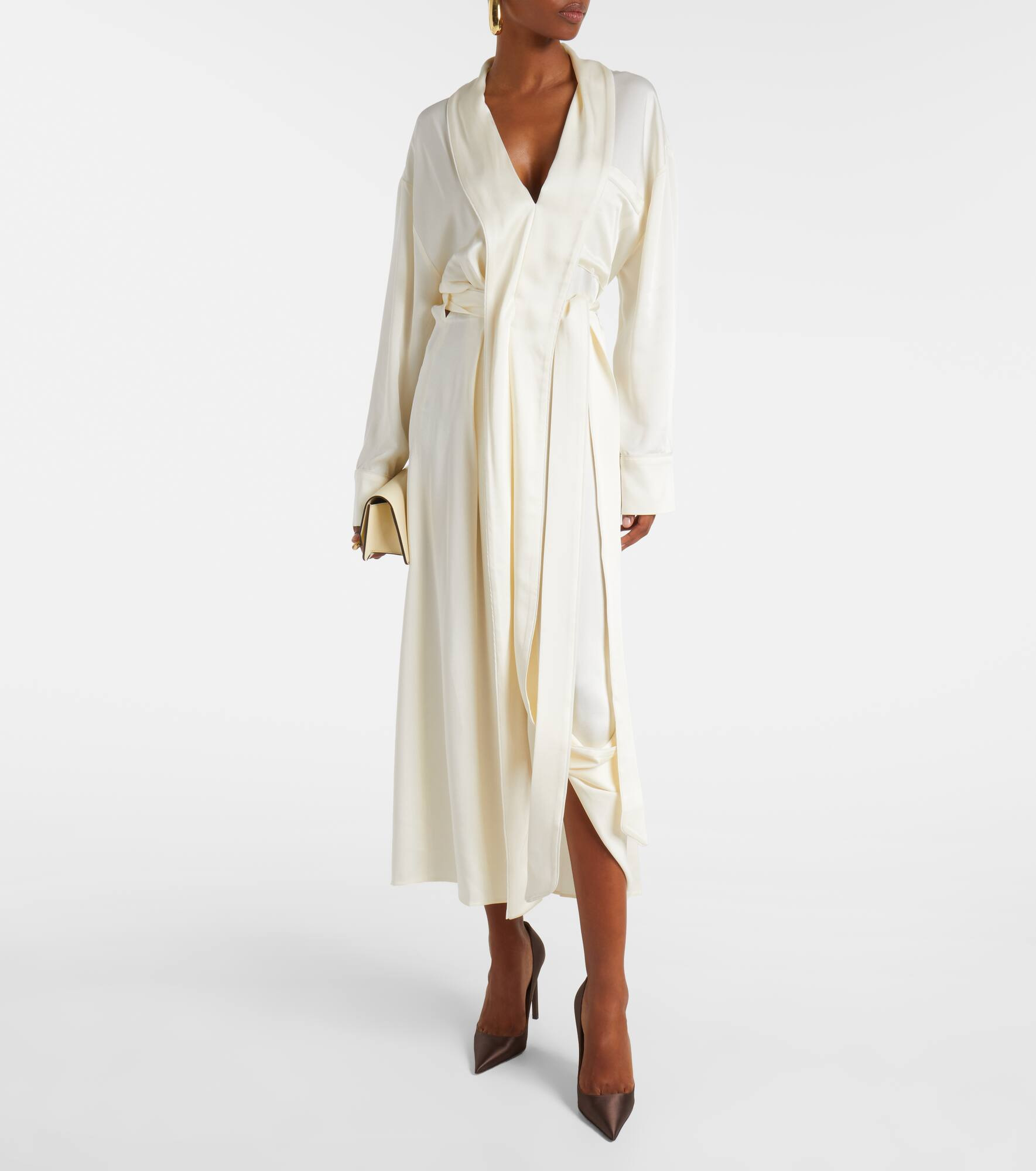 Belted wrap dress - 7