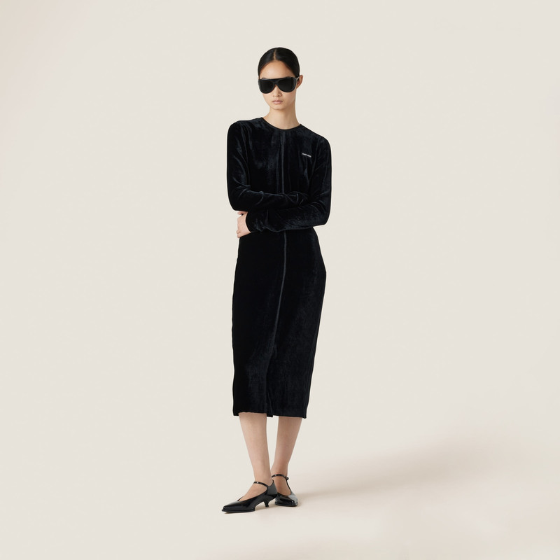 Miu Miu Velvet dress outlook