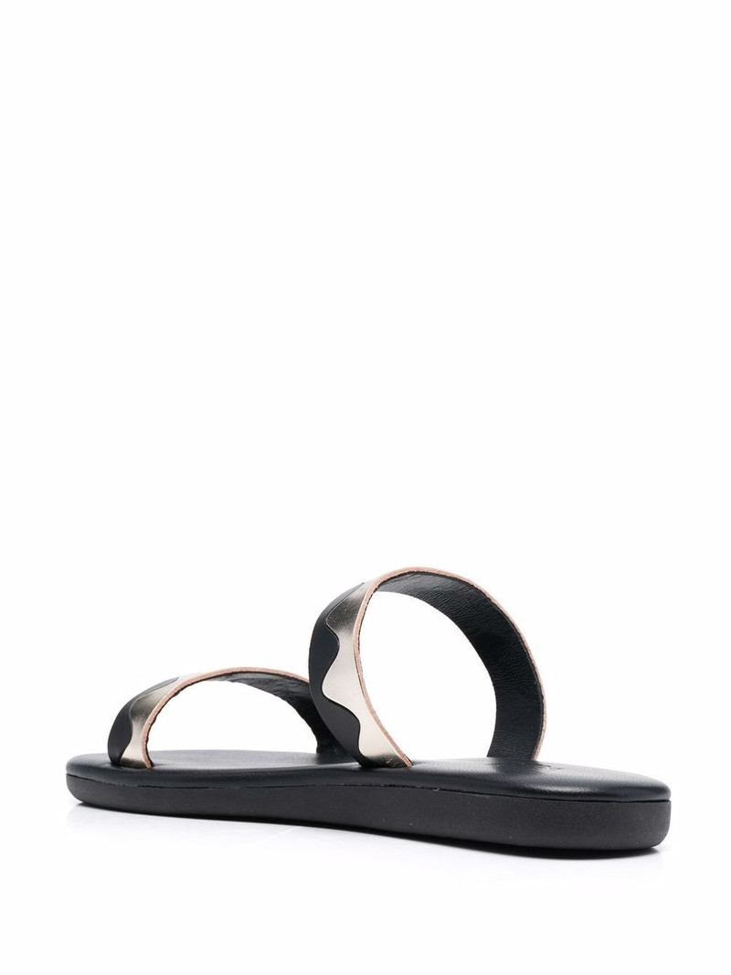 Paralia zigzag-band leather sandals 3