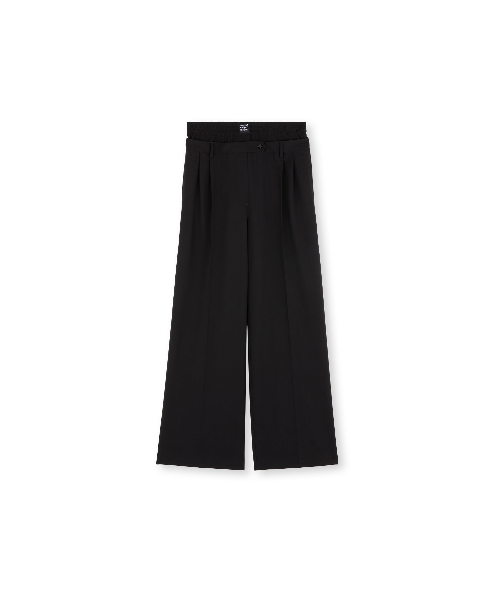 Virgin wool tailored pants with built-in boxers - 2