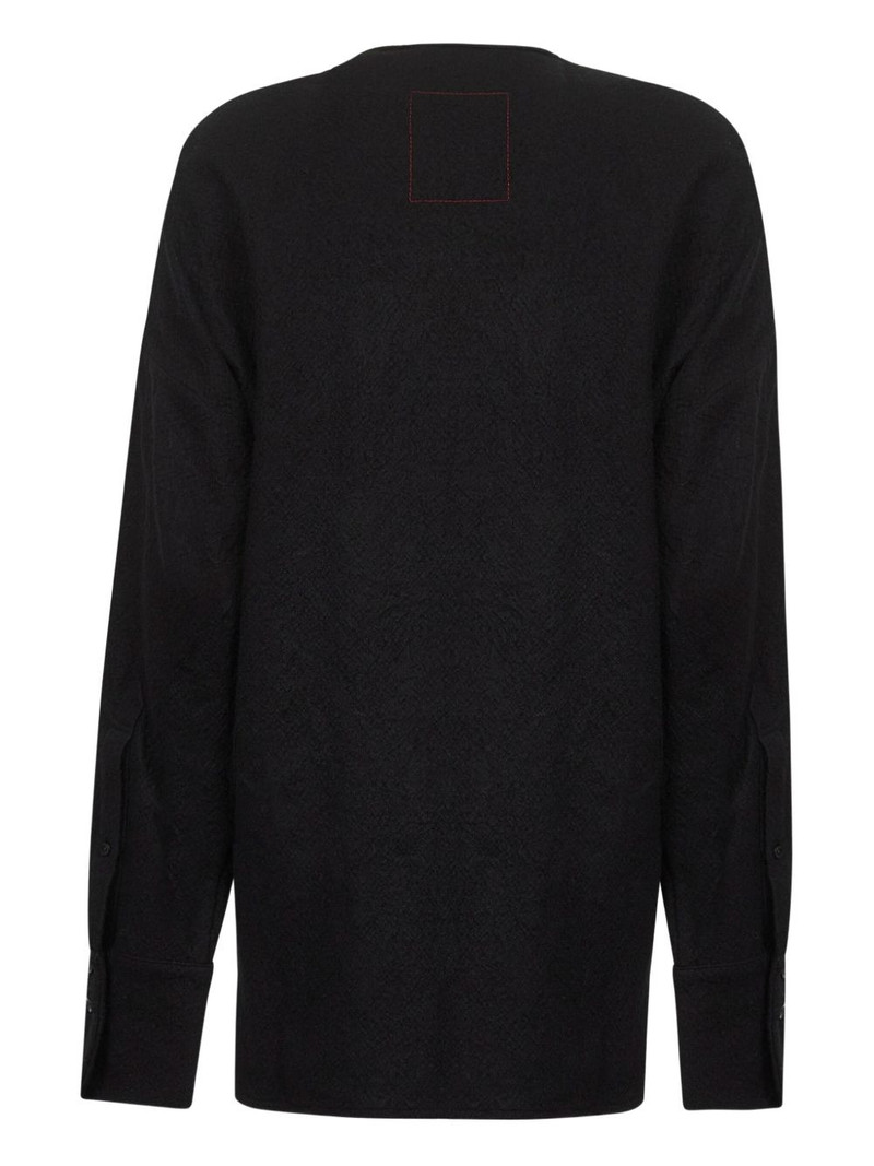 UMA WANG ruffle wool sweaters outlook