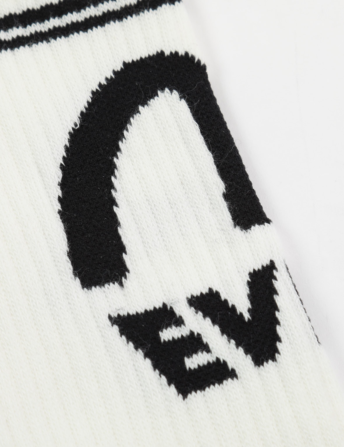 SEAGULL AND LOGO JACQUARD LONG SOCKS - 2