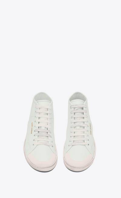 SAINT LAURENT court classic sl/39 mid-top sneakers in grained leather outlook