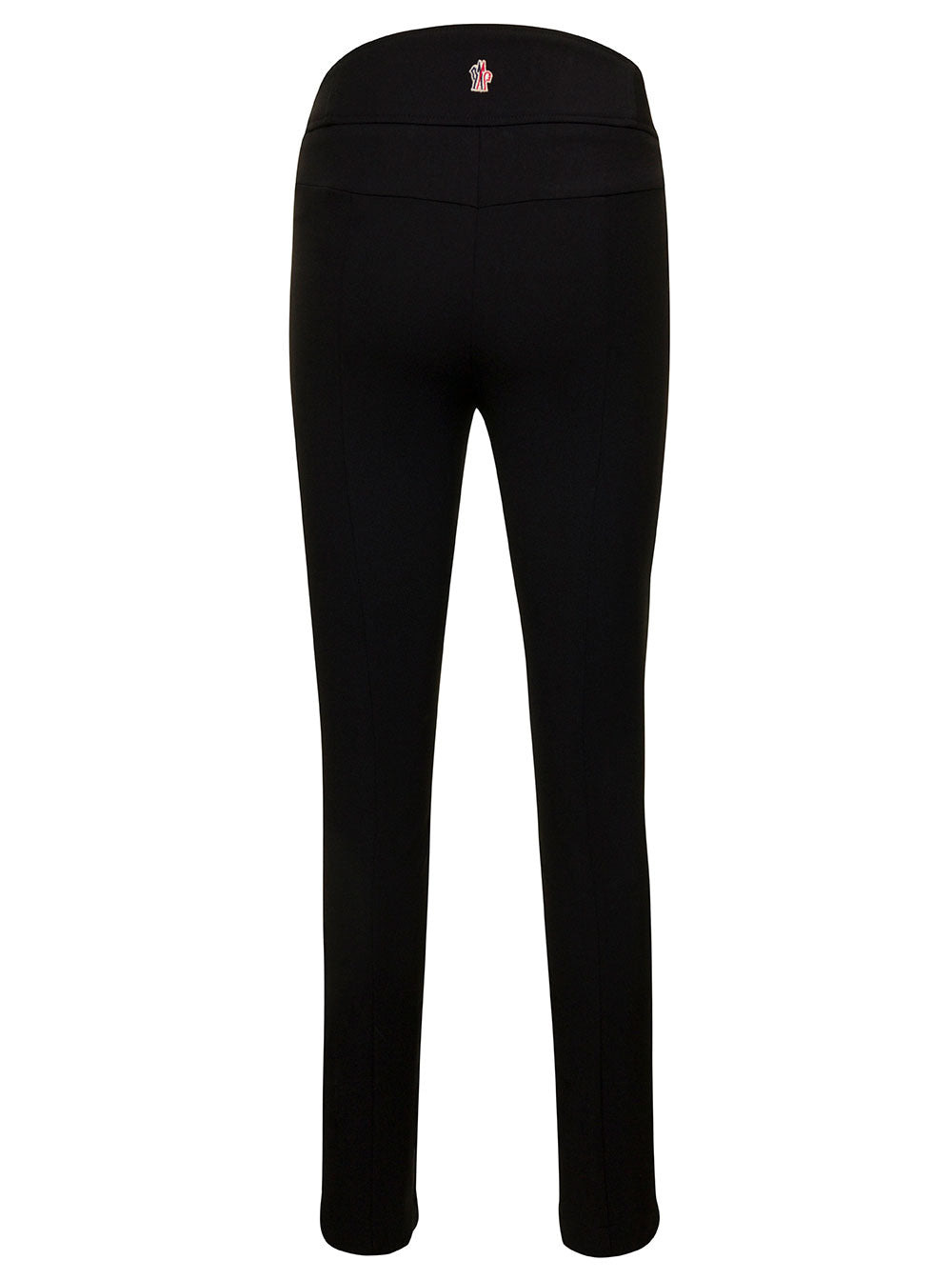 Moncler Grenoble Women Black Fitted Pants With Logo Detail In Tech Fabric Woman - 2