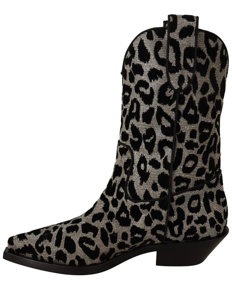 Dolce & Gabbana Dolce & Gabbana Leopard Cowboy Boot outlook