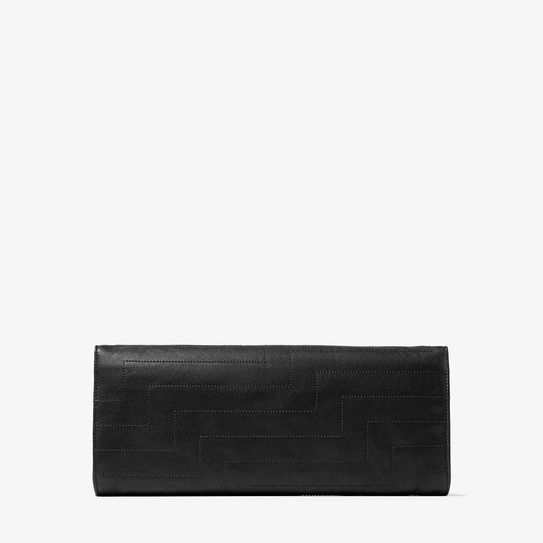 Avenue Soft Clutch
Black Avenue Overstitched Biker Leather Soft Clutch Bag - 5